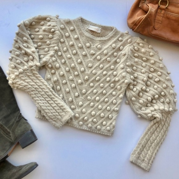 zimmermann pom pom sweater